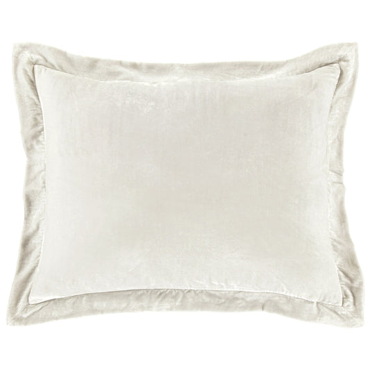 Stella Faux Silk Velvet Flanged Dutch Euro Pillow