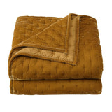 Stella Faux Silk Velvet Pintuck Quilt