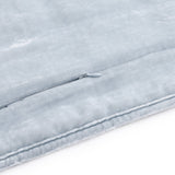 Stella Faux Silk Velvet Double Box Stitch Quilt Set