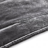 Stella Faux Silk Velvet Double Box Stitch Quilt Set