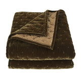 Stella Faux Silk Velvet Pintuck Quilt