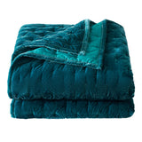 Stella Faux Silk Velvet Pintuck Quilt
