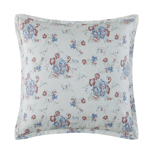 Rosabel Washed Denim Euro Sham