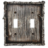 Birch Twig Double Switch Wall Plate