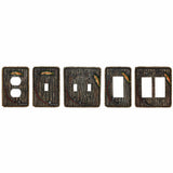 Rainbow Trout Double Rocker Wall Switch Plate