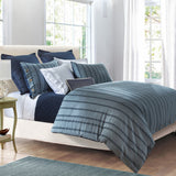 Harper Blue Stripe Euro Sham