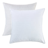 Salado Reversible Striped Eyelet Euro Sham