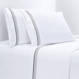 Border Embroidery 350TC Cotton Sateen Sheet Set