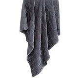 Stella Faux Silk Velvet Double Box Stitch Throw