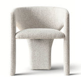 Khloe Modern Chenille Dining Chair with Arms (Set of 4)