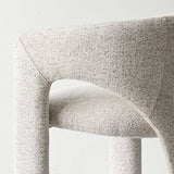 Khloe Modern Chenille Dining Chair with Arms (Set of 6)