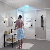 Twilight Series 100 CFM Ceiling Mount Bathroom Exhaust Fan with Brilliant LED Light, Humidity Sensor, Night Light