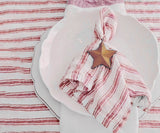 Homestead Stripe Linen Napkins - Set of 4