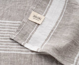 Striped Linen Tea Towels - Set of 2