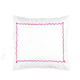 Ava 400TC Cotton Scallop Embroidery Sateen Solid Pillow Sham