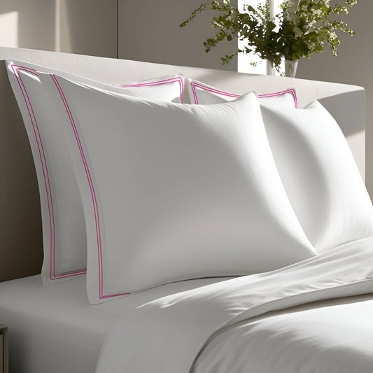 400TC Double Embroidery Sateen Cotton Euro Sham