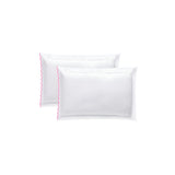 400TC Small Scallop Embroidery Cotton Pillowcases (Set Of 2)