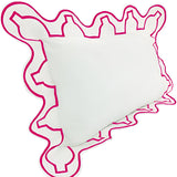 Imaginary Scallop 400TC Cotton Embroidery Sateen Solid Pillow Sham