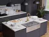 Sifo Hands Free Touchless 1-Handle Pull-Down Sprayer Kitchen Faucet with Motion Sense and Fan Sprayer