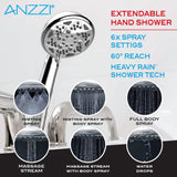 FULLY LOADED Walk-in Bathtub with Air Jets and Whirlpool Massage Jets Hot Tub | Quick Fill Waterfall Tub Filler with 6 Setting Handheld Shower Sprayer | Including Aromatherapy, LED Lights, V-Shaped Back Jets, and Auto Drain