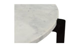 Melanie Accent Table White