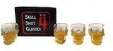Monkey and Heroes Extra Large Skull Shot Glasses Set of 4