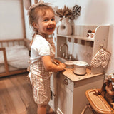 ROBUD Wooden Kids Play Kitchen Set - Olivia Caramel