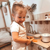ROBUD Wooden Kids Play Kitchen Set - Olivia Caramel
