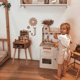 ROBUD Wooden Kids Play Kitchen Set - Olivia Caramel