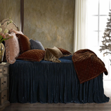 Stella Faux Silk Velvet Bedspread Set