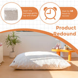 MAXYOYO 3 in 1 Kids Bean Bag Chair Bed, Faux Fur Child Floor Sofa for Gaming, Reading (Beige)