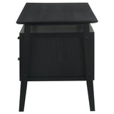Goodson 64-inch 4-Drawer Double Pedestal Computer Desk Black