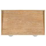 Fabian 38-inch Computer Desk with Keyboard Drawer Distressed Light Brown