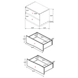 Winslow 4-piece Queen Bedroom Set Smokey Walnut
