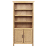 Vermes 72-inch 2-door Home Office Cabinet Bookcase Light Ash