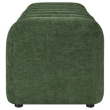 Summer Upholstered Channel Accent Bench Green