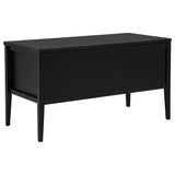 Graham 4-Drawer Lift-Top Computer Desk Black