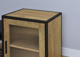 Martino Shoe Storage Entryway Bench with Cabinet Mango and Black