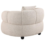 Whitney Contemporary Channel Tufted Woven Fabric Upholstered Sofa Set