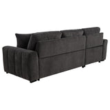 Pastrana Upholstered Sleeper Sectional Sofa LAF Chaise Grey