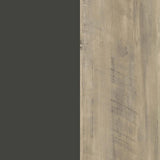 Maeve 70-inch 3-shelf Bookcase with Drawers Distressed Pine