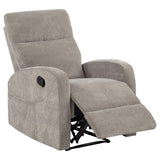 Hamilton 3-piece Chenille Manual Reclining Sofa Set Sand