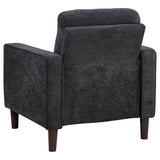 Bowen II 3-piece Upholstered Track Arm Sofa Set Steel Grey