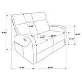 Hamilton 3-piece Chenille Manual Reclining Sofa Set Sand