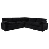 Collins 5-piece Modular Power Reclining Sectional Black