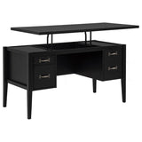Graham 4-Drawer Lift-Top Computer Desk Black