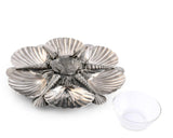 Pewter Marine Life Serving Tray