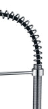 ANZZI Step Minimalist Kitchen Faucet, Single Handle Control, High Mobility Pull-Down Sprayer (9.5" Reach), Lead-Free Brass, cUPC Certified