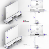 AWOL Vision Vanish Laser TV - CABINET ONLY
