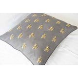 Insect Embroidery Pillow Cover (Set of 1)